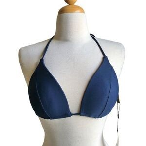 Polo Ralph Lauren navy padded triangle top medium